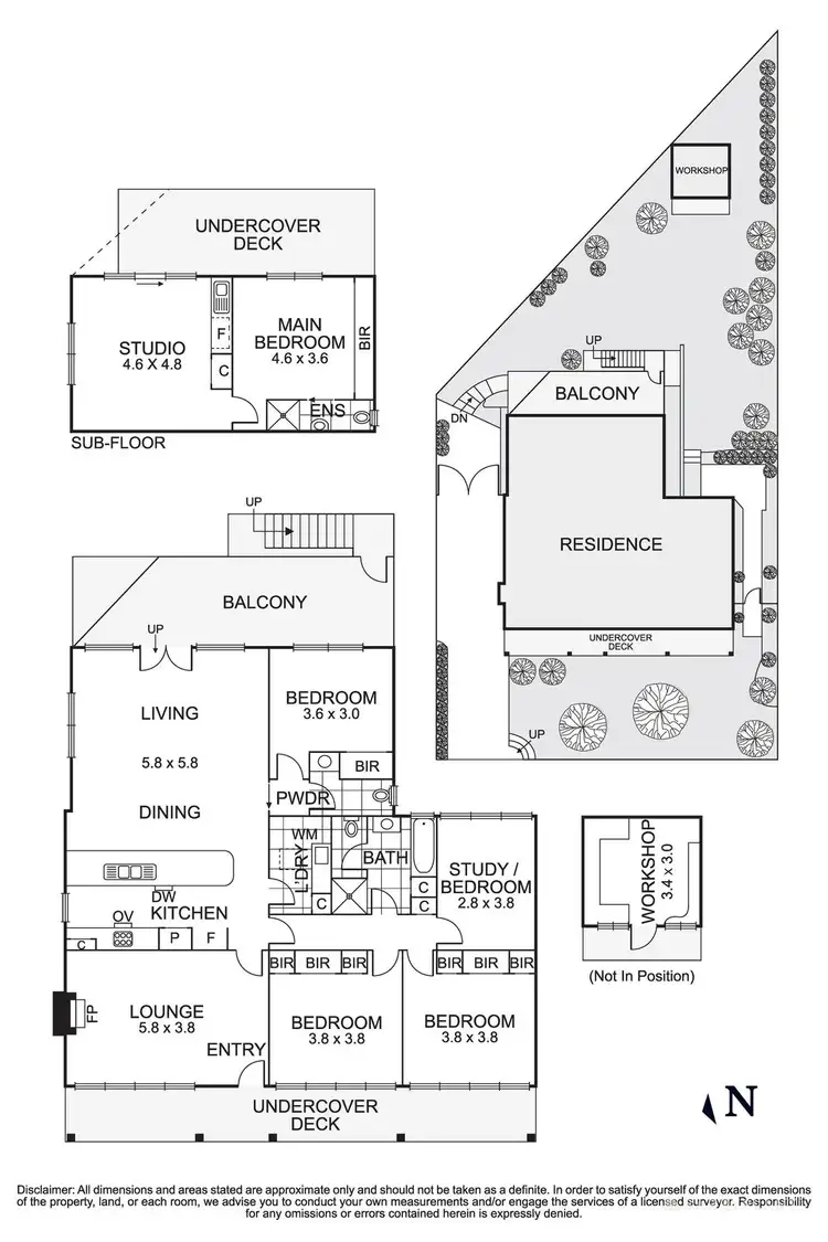 Floorplan of Homely house listing, 1 Flinders Street, Mitcham VIC 3132