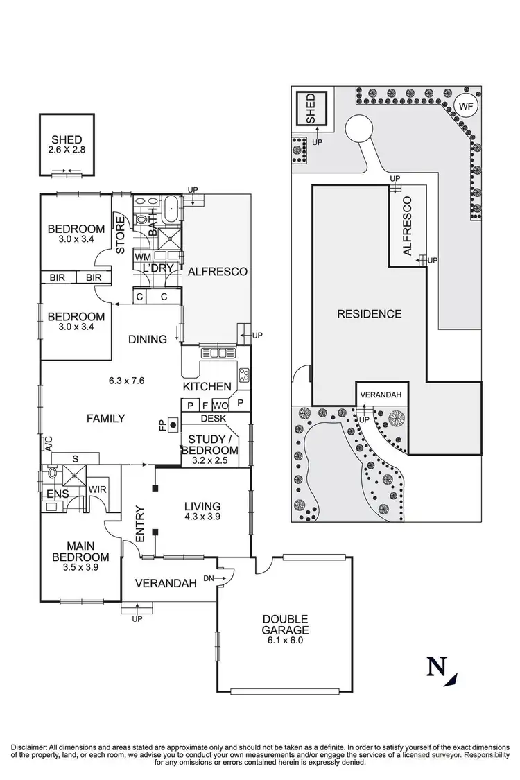 Floorplan of Homely house listing, 6 Pivot Place, Mill Park VIC 3082