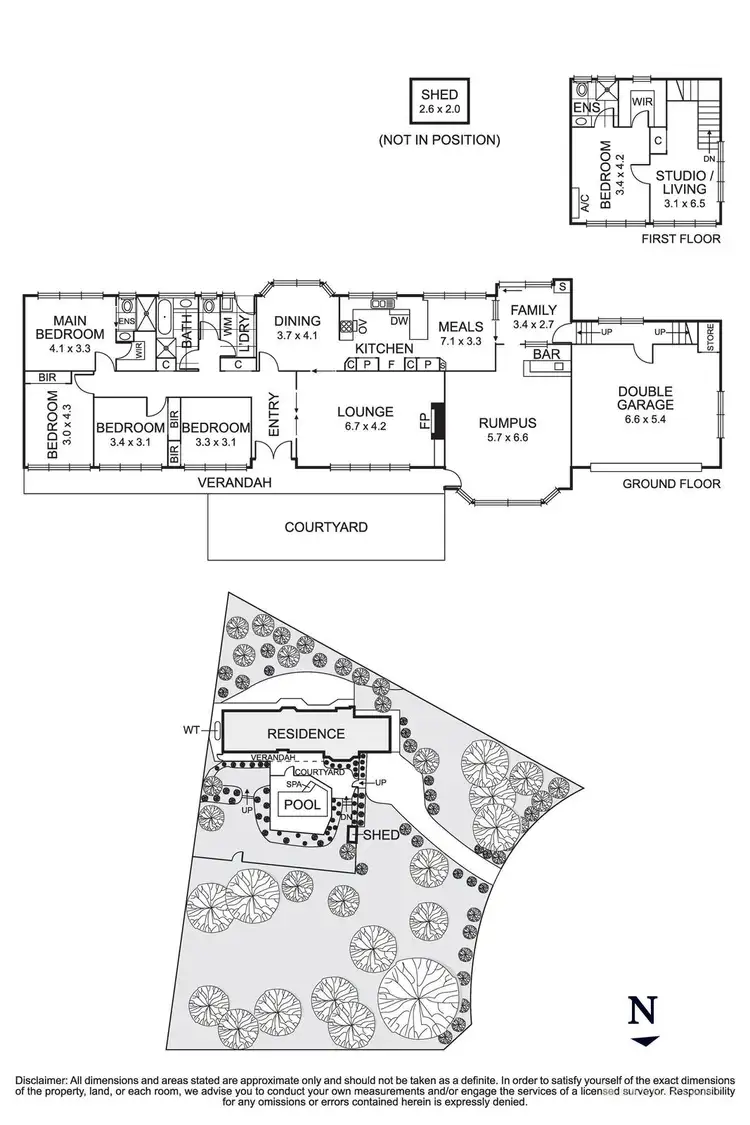 Floorplan of Homely house listing, 1 Sowter Court, Donvale VIC 3111