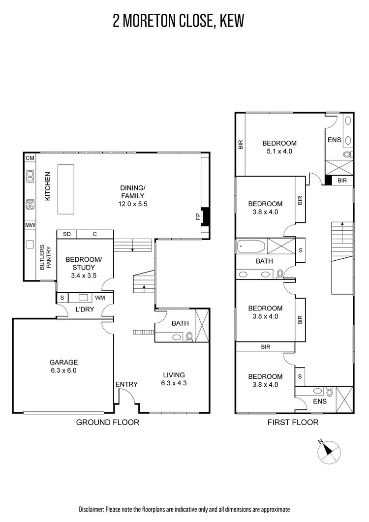 Floorplan of Homely house listing, 2 Moreton Close, Kew VIC 3101