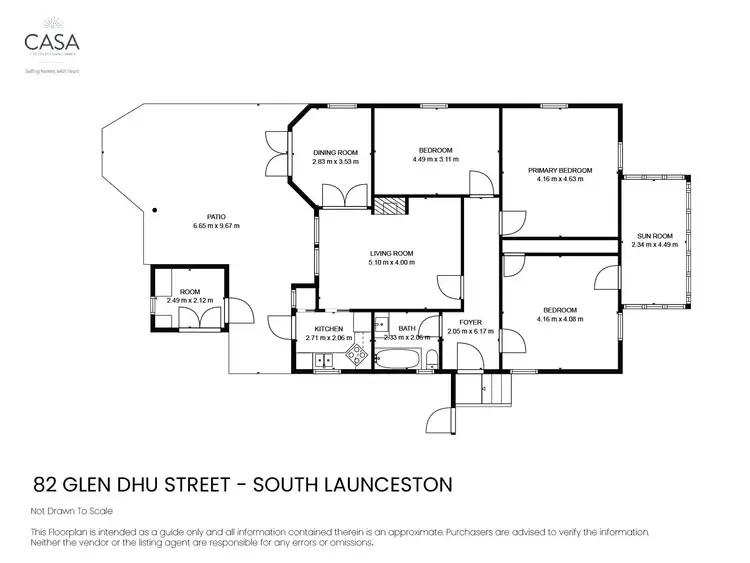 Floorplan of Homely house listing, 82 Glen Dhu Street, South Launceston TAS 7249