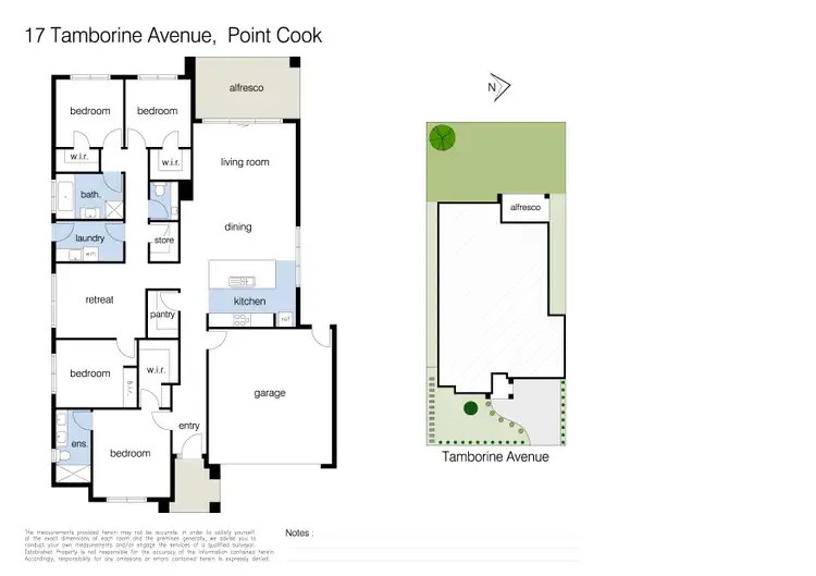 Floorplan of Homely house listing, 17 Tamborine Avenue, Point Cook VIC 3030