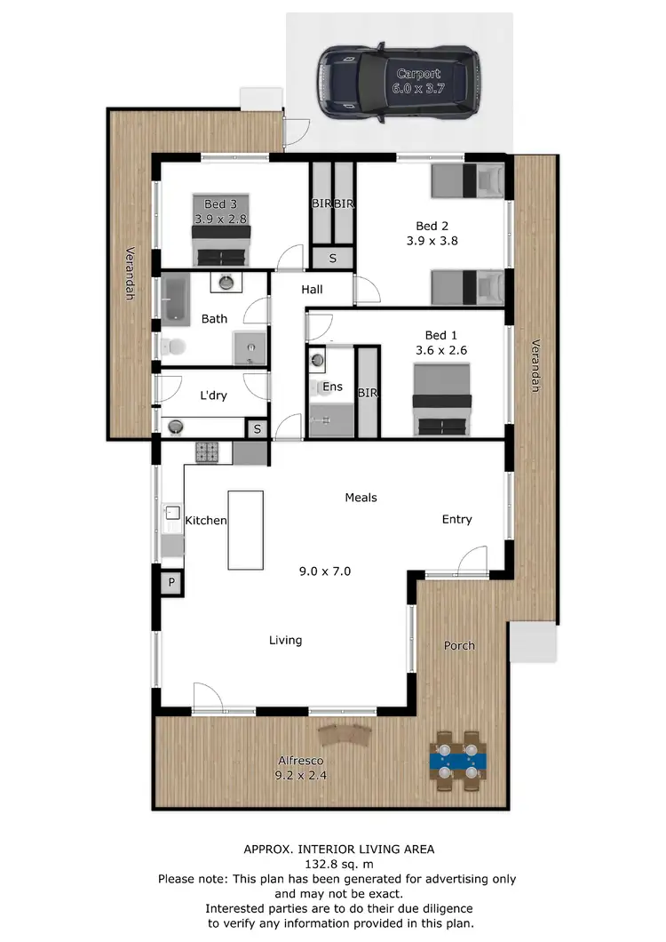 Floorplan of Homely house listing, 14 Coolumbooka Avenue, Tawonga South VIC 3698