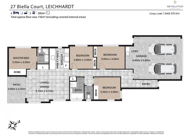 Floorplan of Homely house listing, 27 Biella Court, Leichhardt QLD 4305