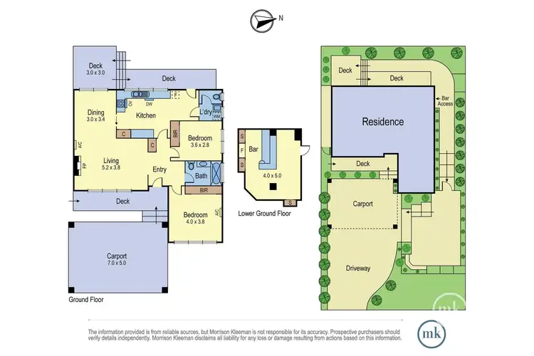 Floorplan of Homely house listing, 55 Leach Street, Briar Hill VIC 3088