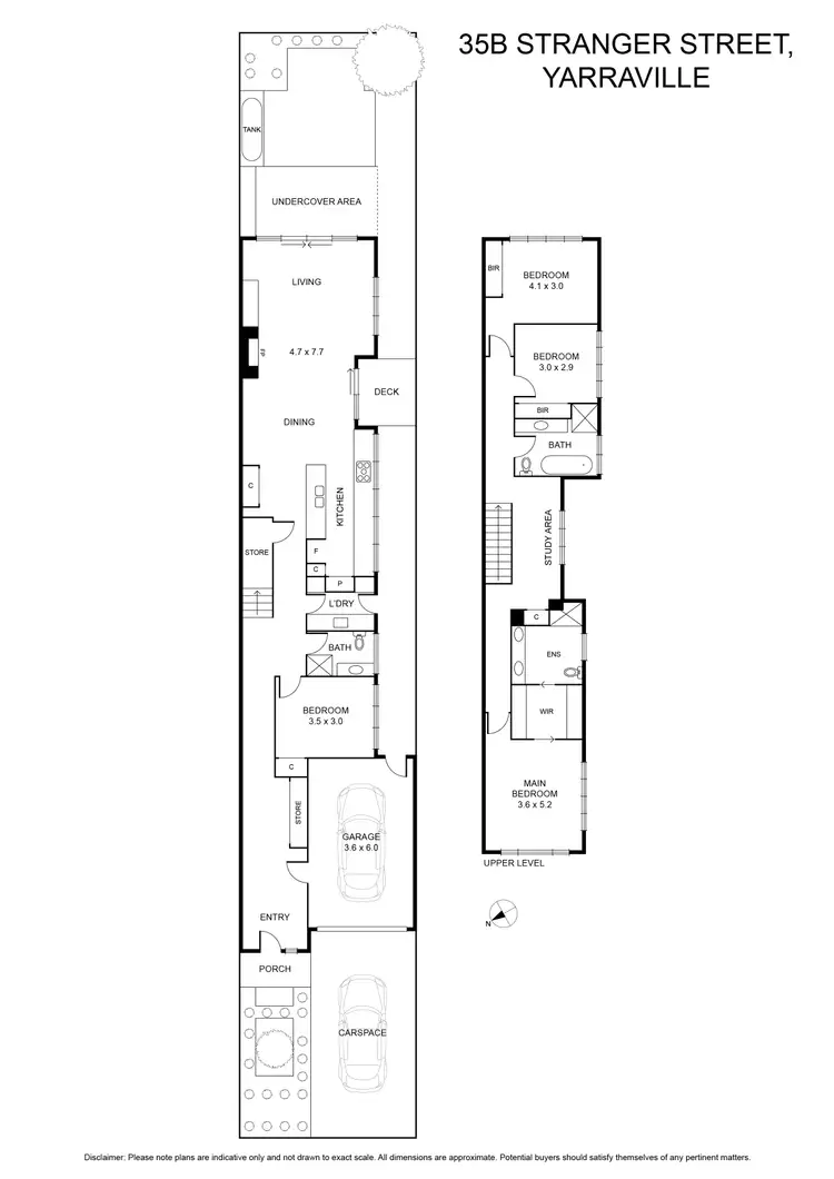 Floorplan of Homely house listing, 35B Stanger Street, Yarraville VIC 3013