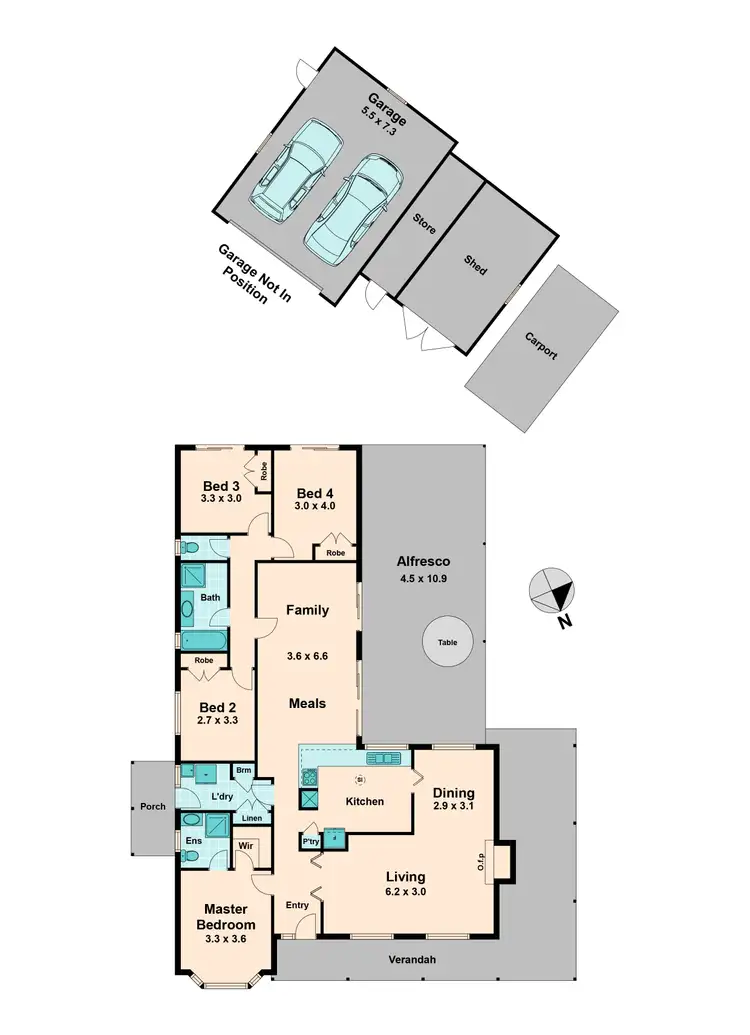 Floorplan of Homely house listing, 8-10 Robert Court, Waterford Park VIC 3658