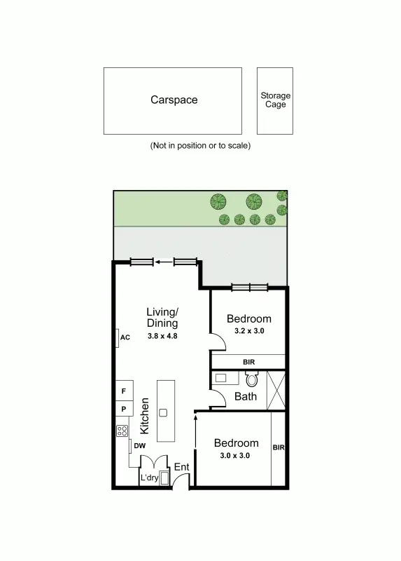 Floorplan of Homely apartment listing, 11/1298 Glen Huntly Road, Carnegie VIC 3163