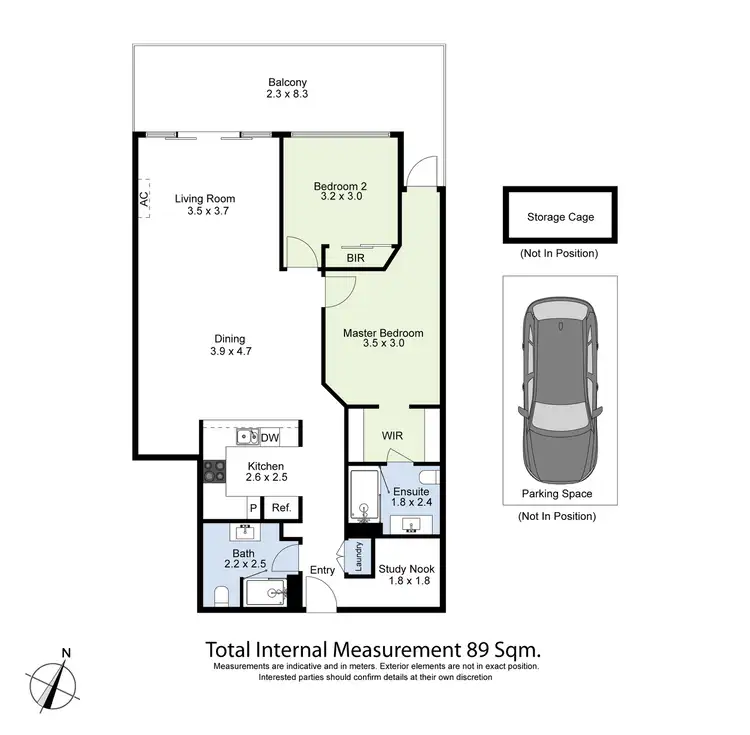 Floorplan of Homely apartment listing, 503/44 Skyline Drive, Maribyrnong VIC 3032