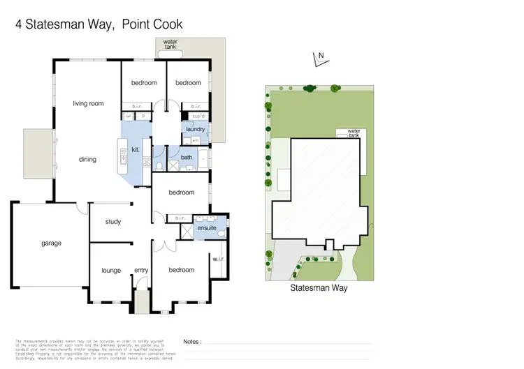 Floorplan of Homely house listing, 4 Statesman Way, Point Cook VIC 3030
