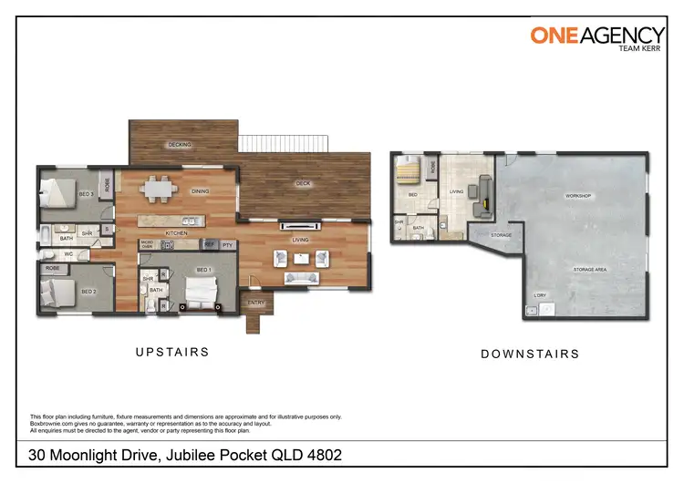 Floorplan of Homely house listing, 30 Moonlight Drive, Jubilee Pocket QLD 4802