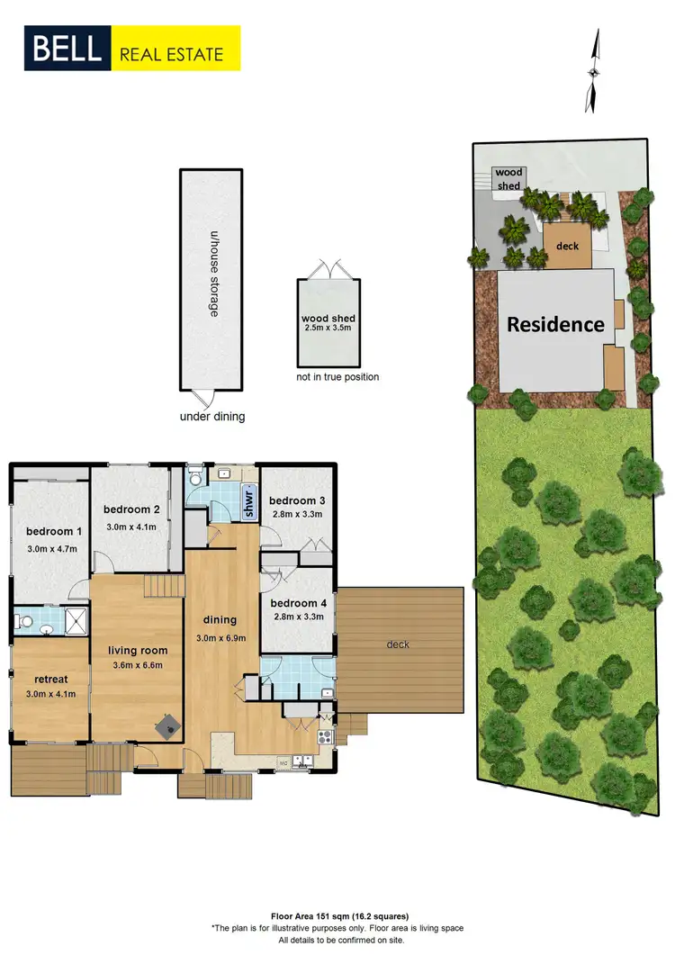 Floorplan of Homely house listing, 10 Hardham Street, Belgrave VIC 3160