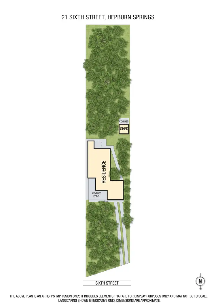 Floorplan of Homely house listing, 21 Sixth Street, Hepburn Springs VIC 3461