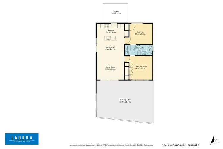Floorplan of Homely unit listing, 4/27 Munna Crescent, Noosaville QLD 4566