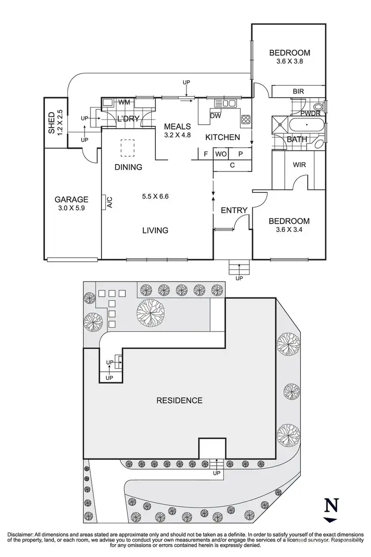 Floorplan of Homely unit listing, 1/4 Harrison Street, Mitcham VIC 3132