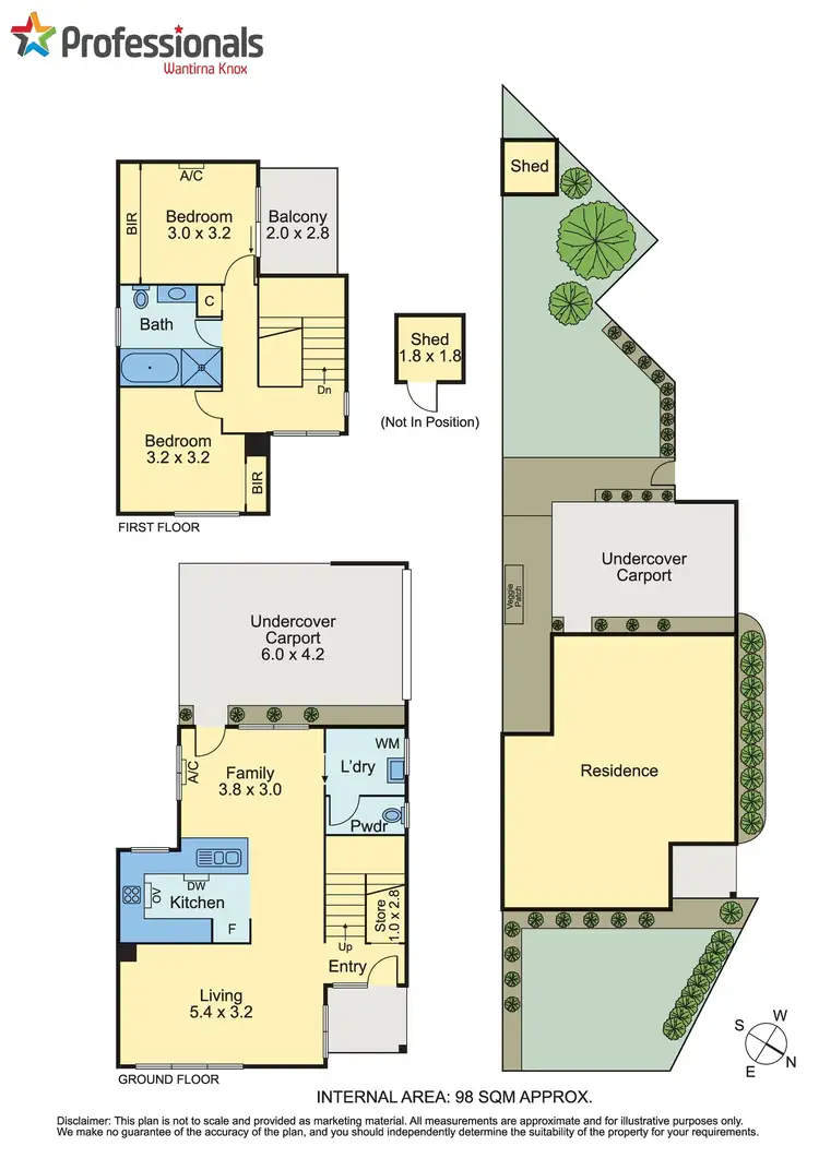 Floorplan of Homely unit listing, 13/45 King Street, Bayswater VIC 3153