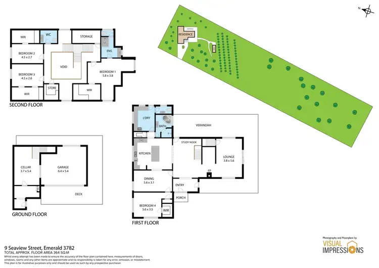 Floorplan of Homely house listing, 9 Seaview Street, Emerald VIC 3782