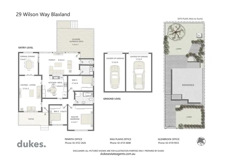 Floorplan of Homely house listing, 29 Wilson Way, Blaxland NSW 2774