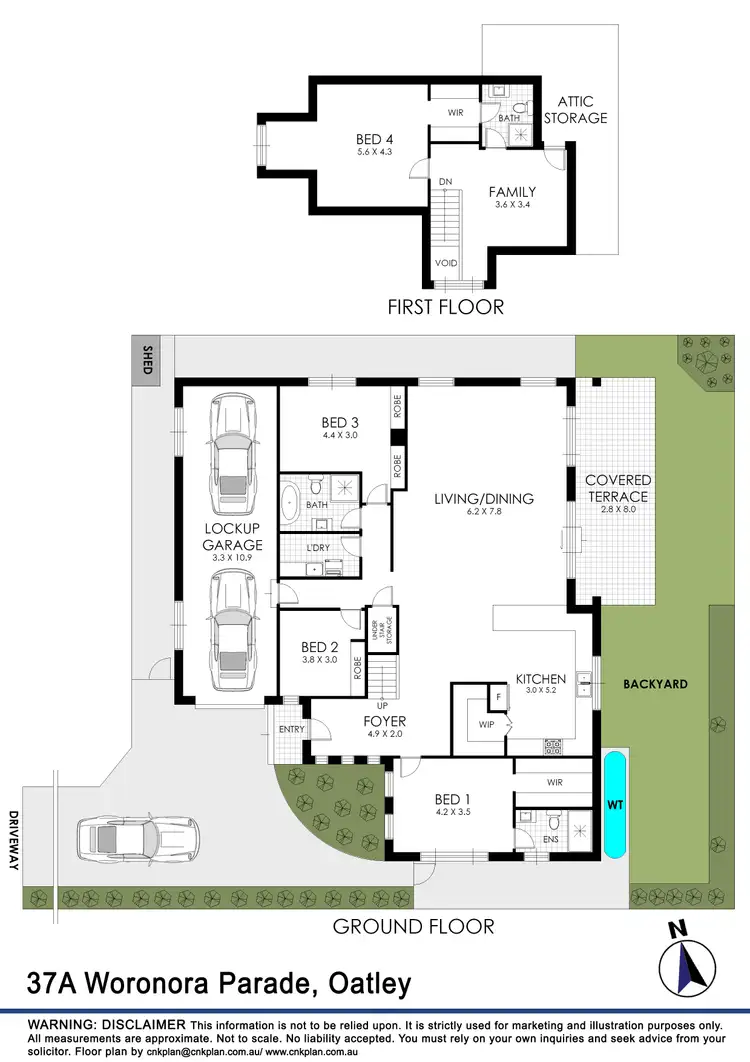 Floorplan of Homely house listing, 37A Woronora Parade, Oatley NSW 2223