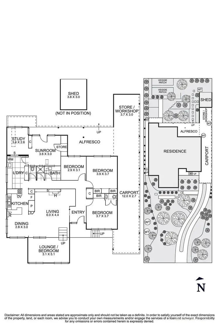 Floorplan of Homely house listing, 13 Baxter Street, Eltham VIC 3095