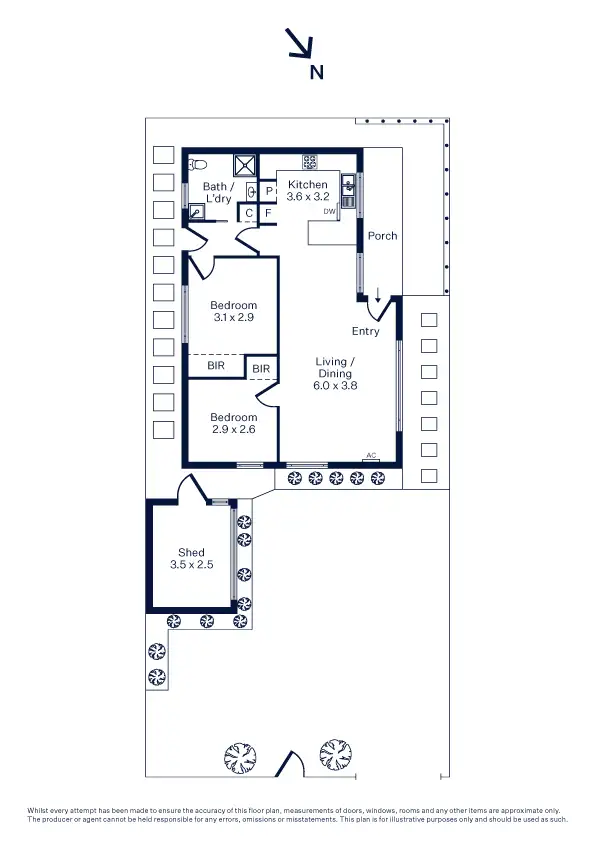 Floorplan of Homely house listing, 26 Steampacket Lane, Williamstown VIC 3016