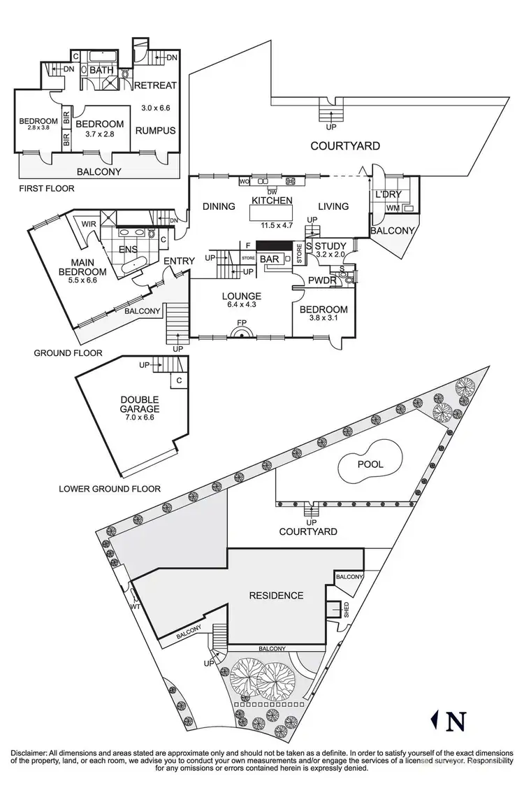 Floorplan of Homely house listing, 10 Adenmore Court, Eltham VIC 3095
