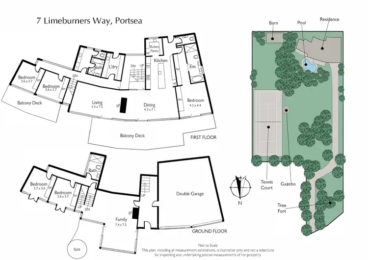 Floorplan of Homely house listing, 7 Limeburners Way, Portsea VIC 3944
