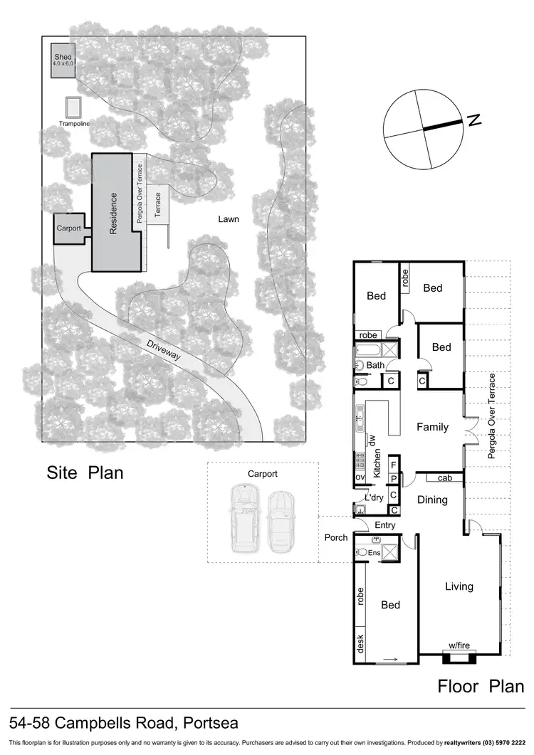 Floorplan of Homely house listing, 54-58 Campbells Road, Portsea VIC 3944