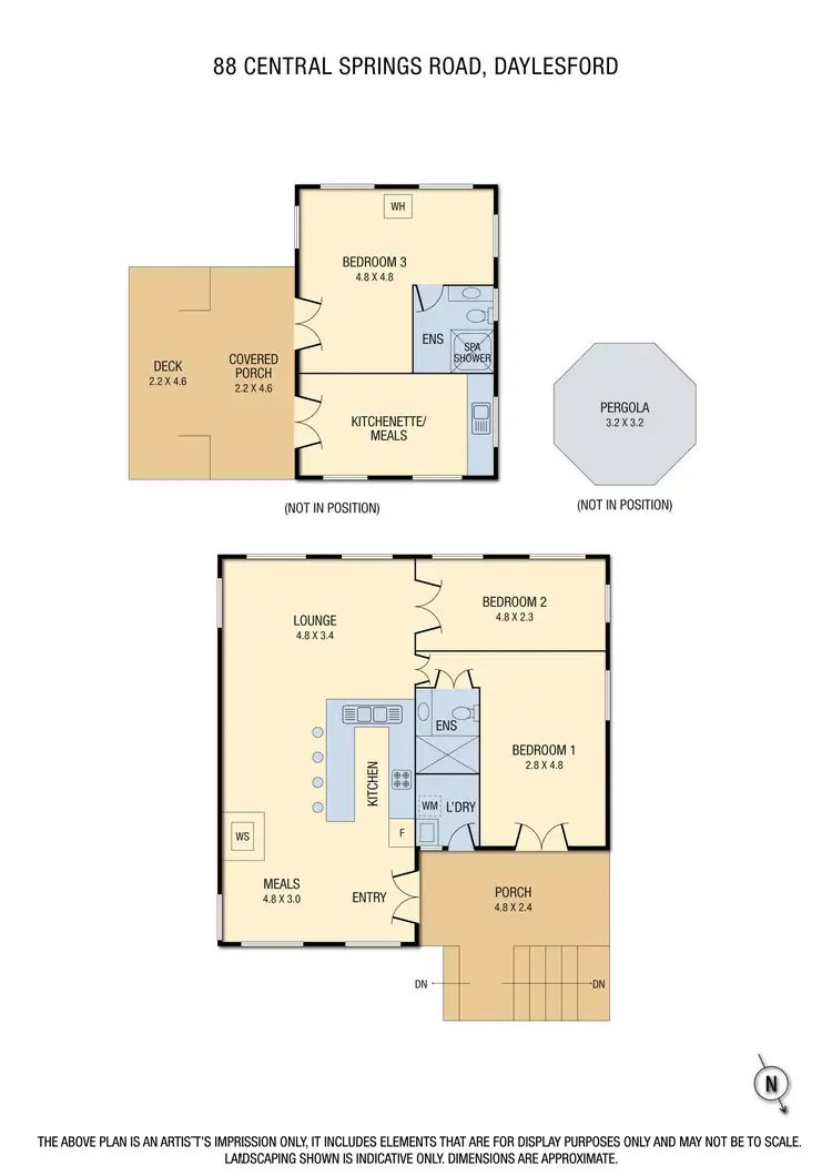 Floorplan of Homely house listing, 88 Central Springs Road, Daylesford VIC 3460