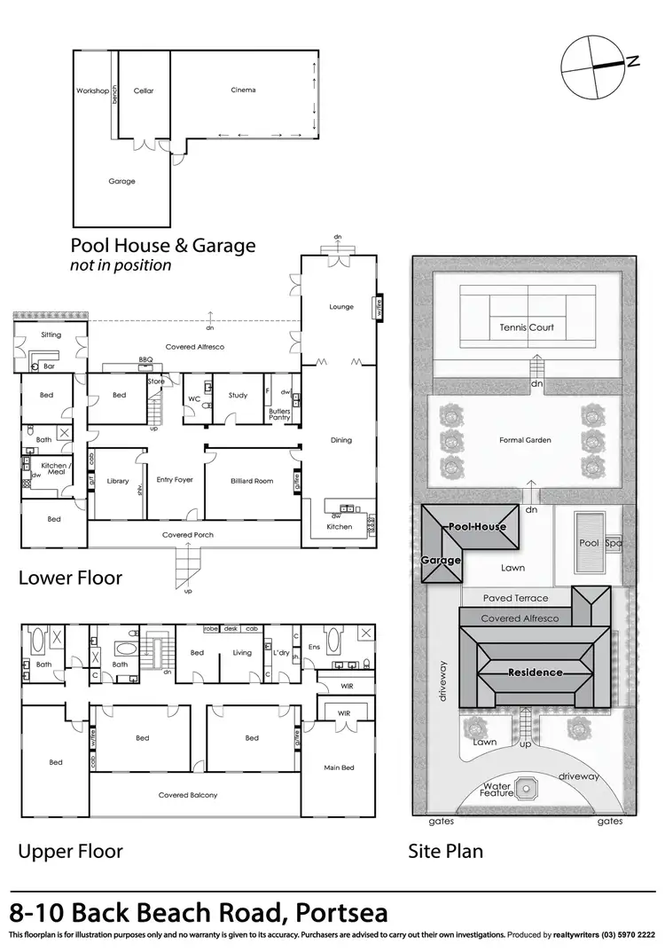 Floorplan of Homely house listing, 8 - 10 Back Beach Road, Portsea VIC 3944