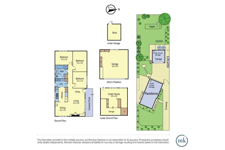 Floorplan of Homely house listing, 34 Amiet Street, Greensborough VIC 3088