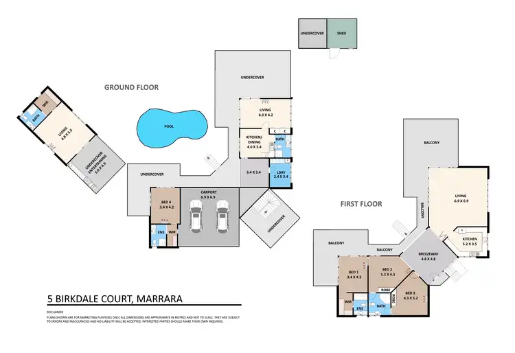 Floorplan of Homely house listing, 5 Birkdale Court, Marrara NT 812