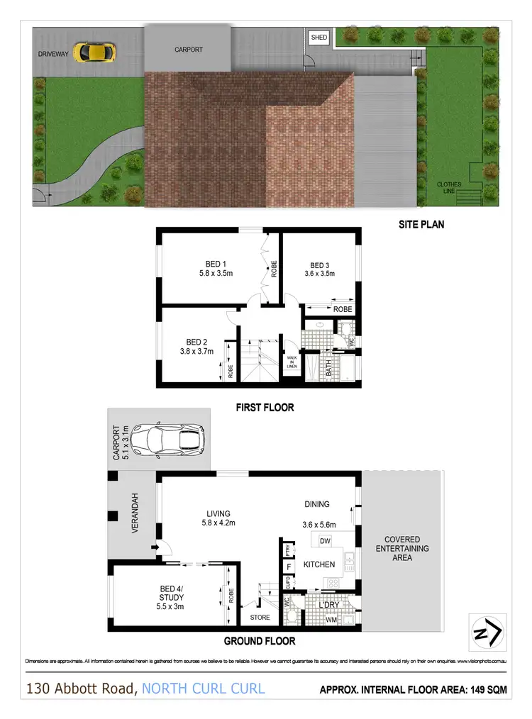 Floorplan of Homely house listing, 130 Abbott Road, North Curl Curl NSW 2099