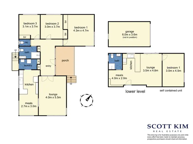 Floorplan of Homely unit listing, 1/10 Larkspur Avenue, Doncaster VIC 3108