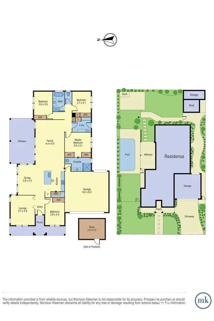 Floorplan of Homely house listing, 14 Spoonbill Street, Doreen VIC 3754