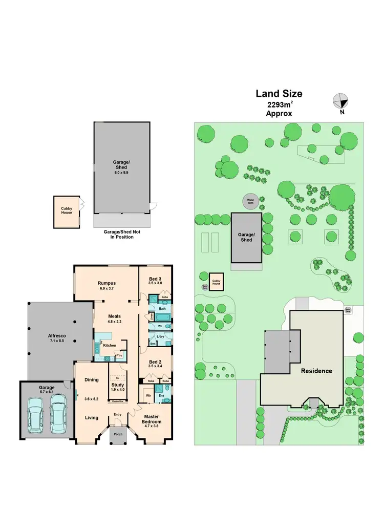 Floorplan of Homely house listing, 76 Tootle Street, Kilmore VIC 3764
