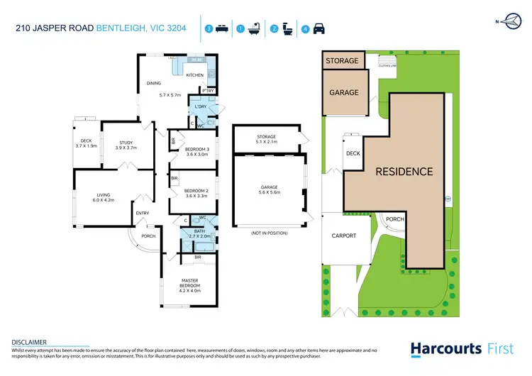 Floorplan of Homely house listing, 210 Jasper Road, Bentleigh VIC 3204
