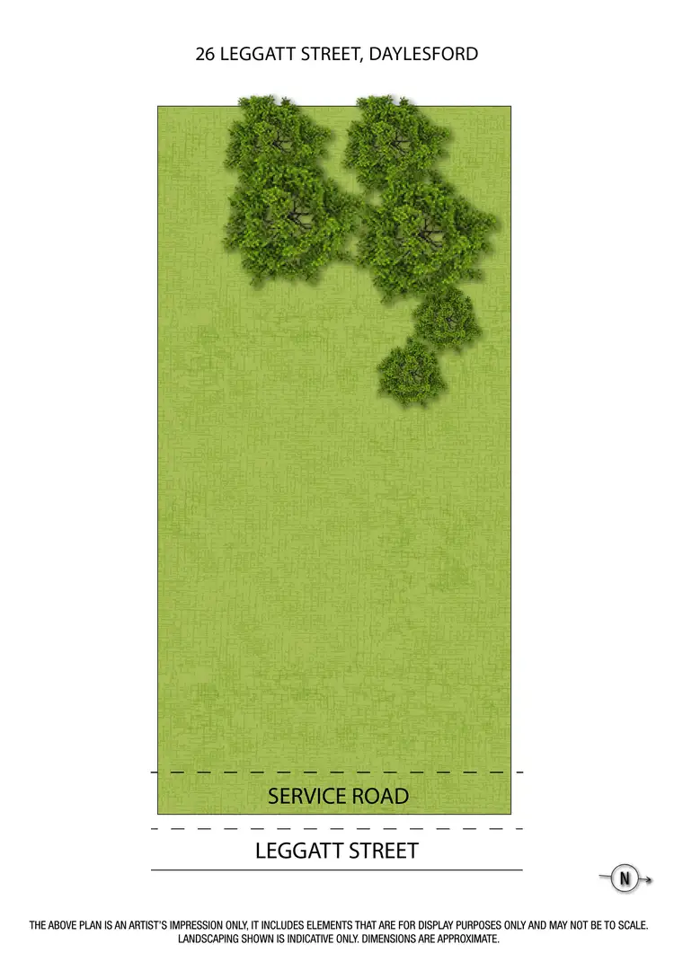 Floorplan of Homely land listing, 26 Leggatt Street, Daylesford VIC 3460