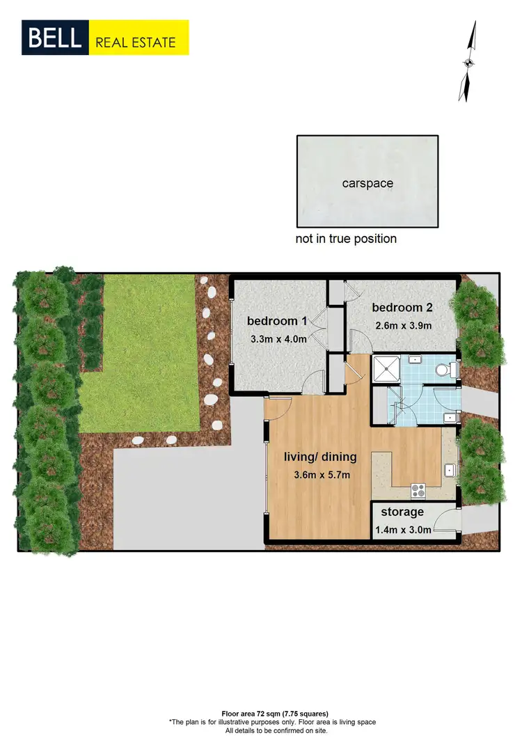 Floorplan of Homely unit listing, 1/119A Underwood Road, Ferntree Gully VIC 3156