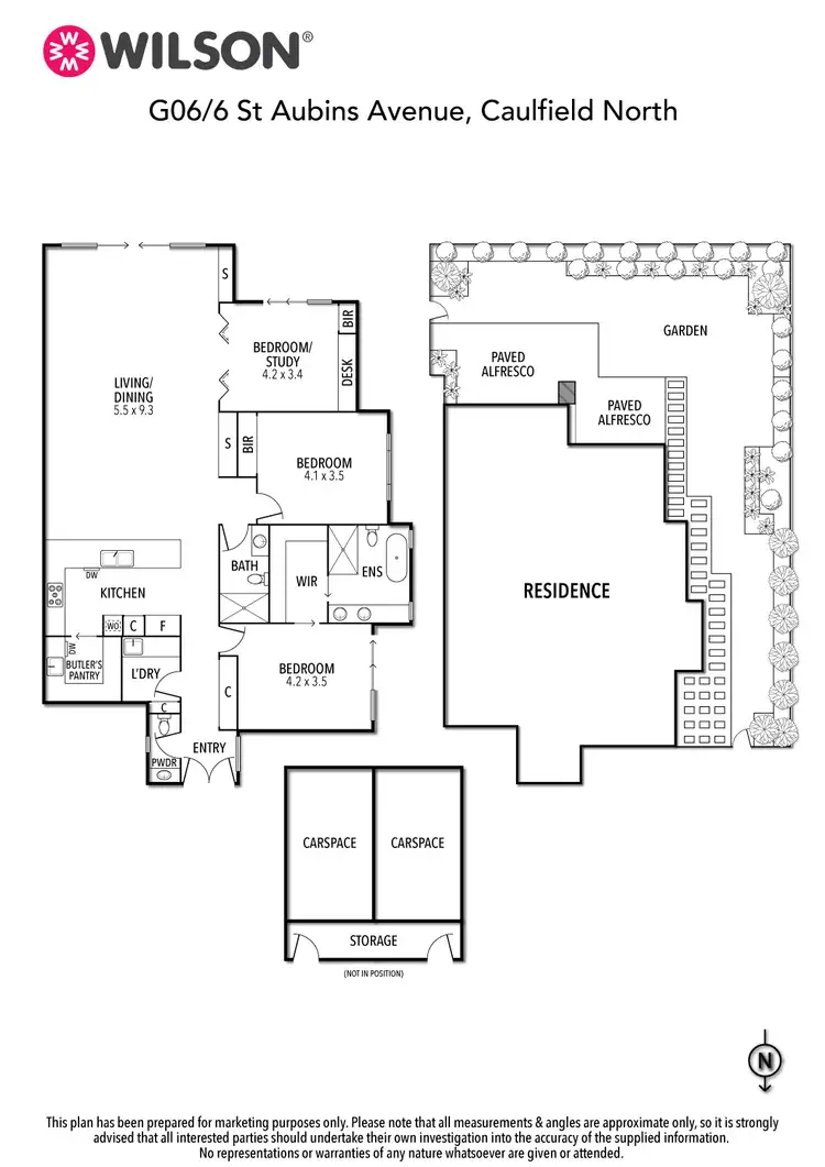 Floorplan of Homely apartment listing, G06/6 St Aubins Avenue, Caulfield North VIC 3161