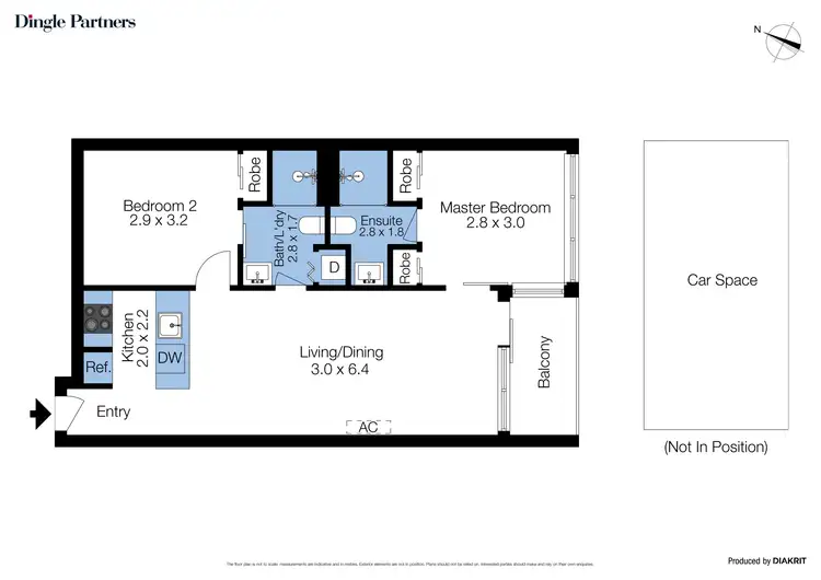 Floorplan of Homely apartment listing, 3507/45 Clarke Street, Southbank VIC 3006