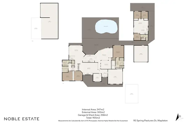 Floorplan of Homely rural property listing, 95 Spring Pastures Drive, Mapleton QLD 4560