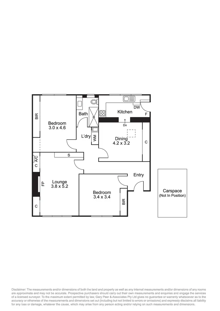 Floorplan of Homely apartment listing, 5/142 Brighton Road, Ripponlea VIC 3185