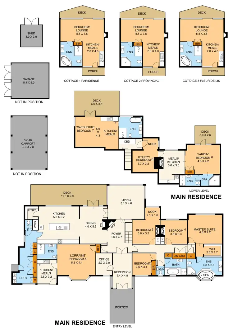 Floorplan of Homely house listing, 77 Hilton Road, Sassafras VIC 3787