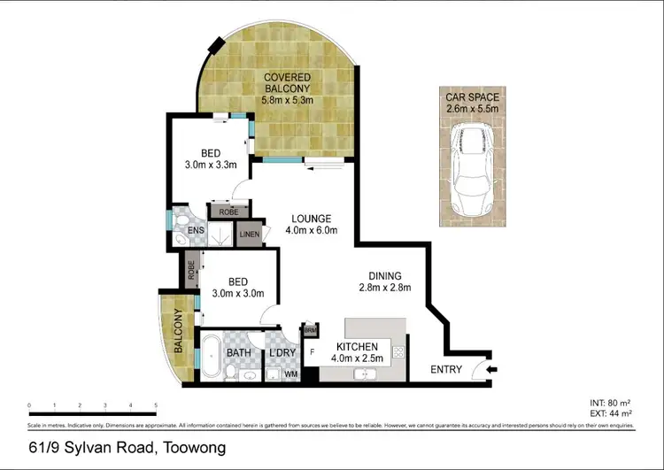 Floorplan of Homely unit listing, 61/9 Sylvan Road, Toowong QLD 4066