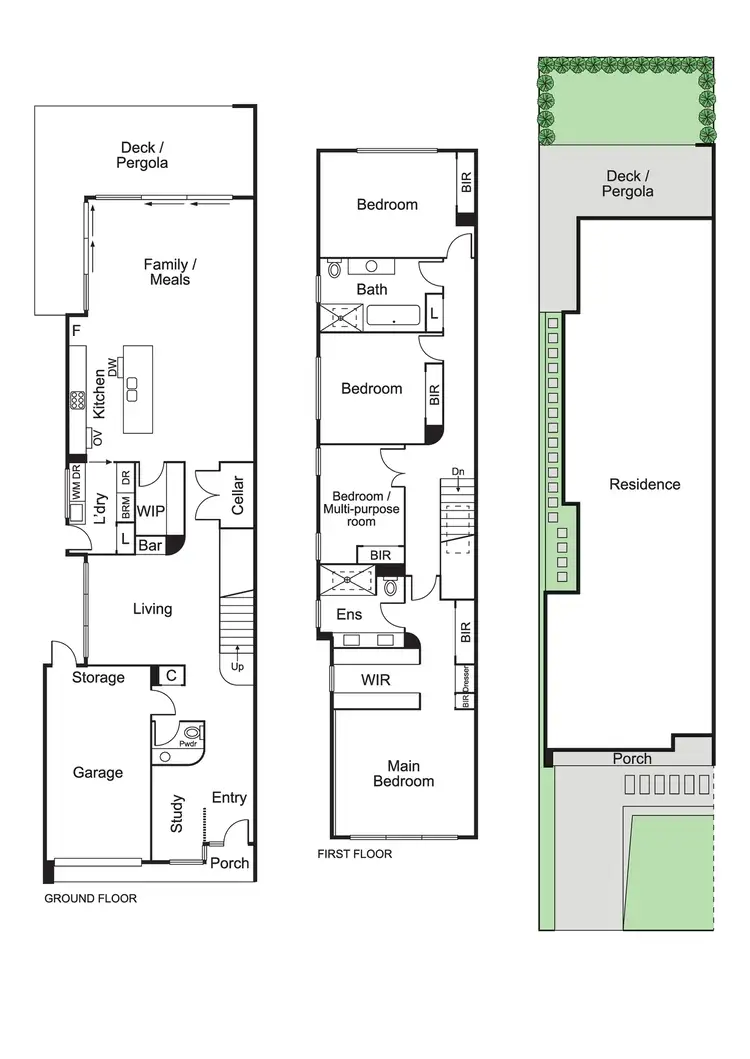 Floorplan of Homely townhouse listing, 8b Purtell Street, Bentleigh East VIC 3165