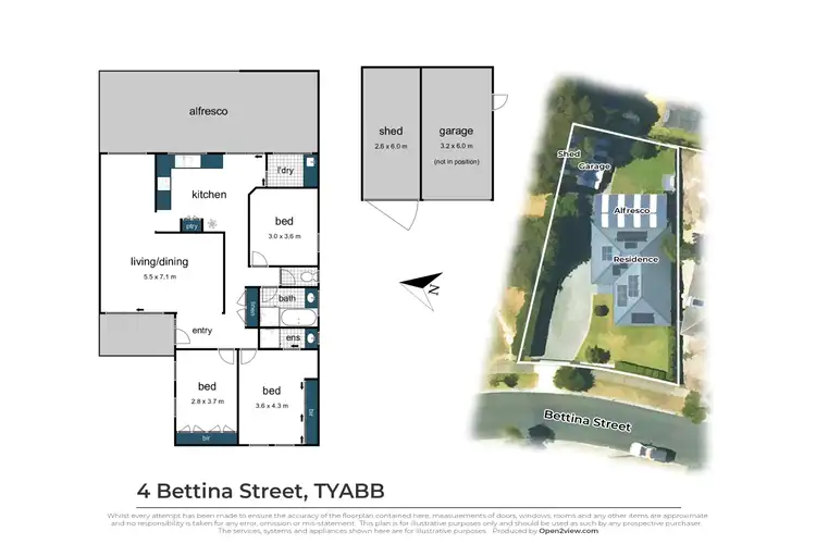 Floorplan of Homely house listing, 4 Bettina Street, Tyabb VIC 3913