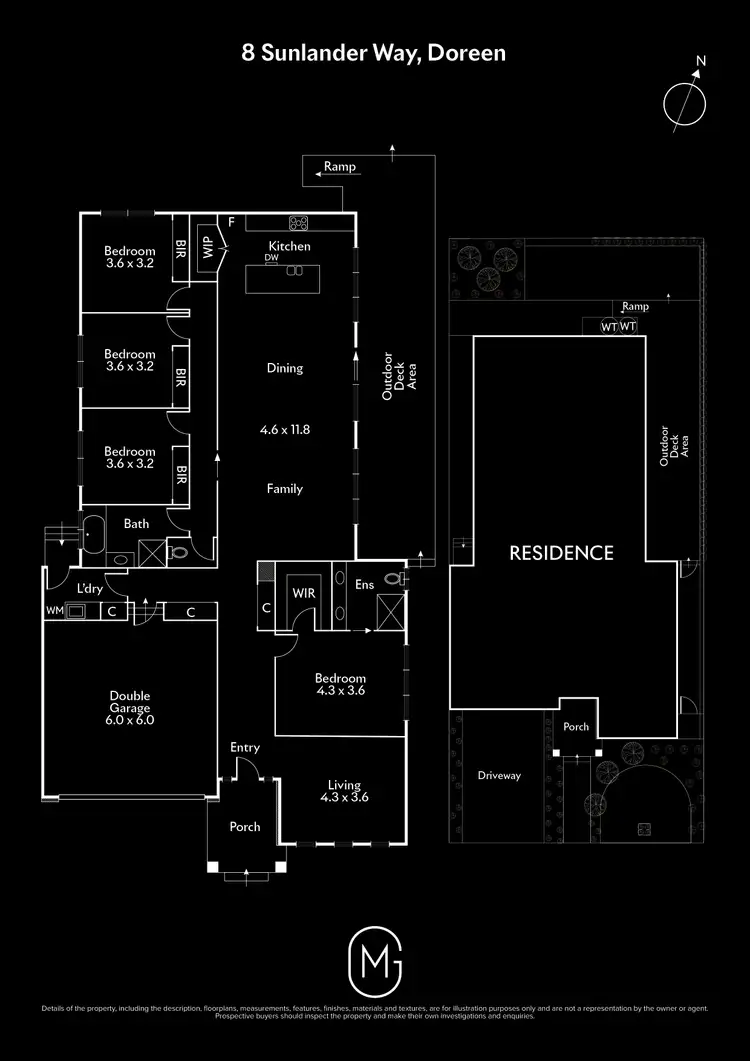 Floorplan of Homely house listing, 8 Sunlander Way, Doreen VIC 3754
