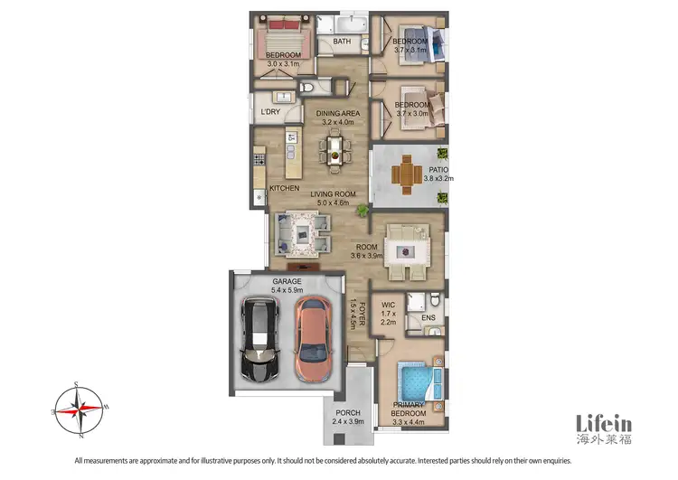 Floorplan of Homely house listing, 91 Karawarra Circuit, Cranbourne North VIC 3977