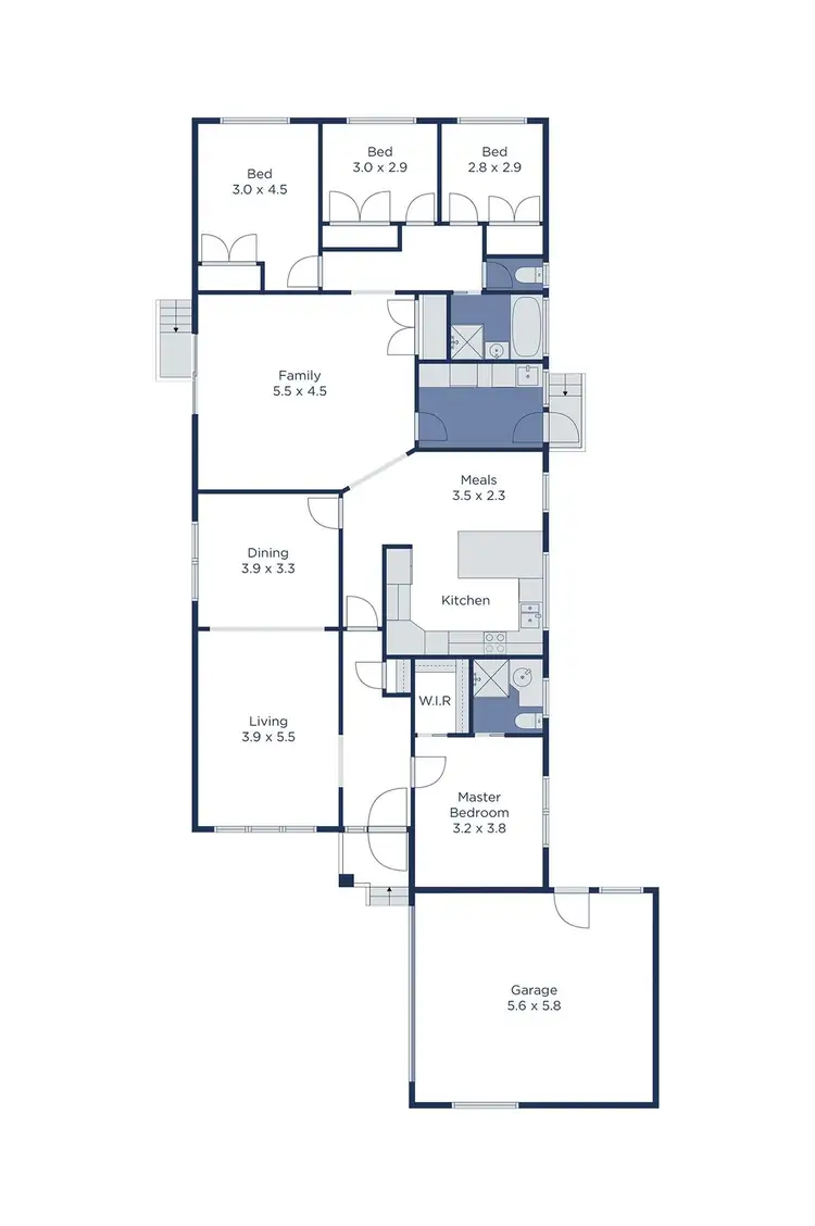 Floorplan of Homely house listing, 103 Fraser Crescent, Wantirna South VIC 3152